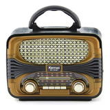Radio Portátil Vintage Tercera Edad Fm Am Bluetooth Kemai