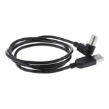 Cable De Impresora De Ángulo Izquierdo 90 Usb2.0 Macho A .