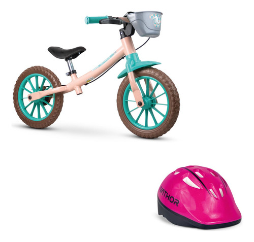 Bicicleta Infantil Sem Pedal Balance Aro 12 Bike Love Nathor