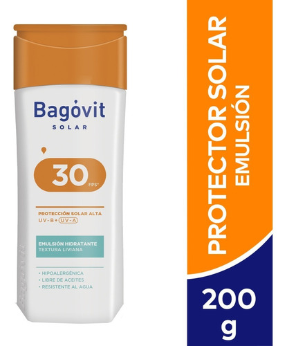 Protector Solar Bagovit Family Care Fps30 200ml