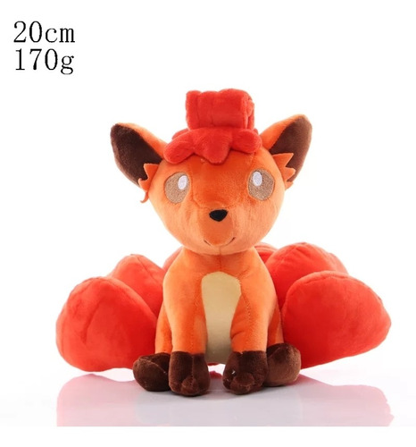 Pelucia Vulpix Boneco Pokemon Sg Pikachu Charizard Blastoise