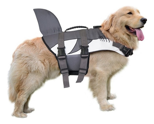 Funny Shark Life Jackets For Dogs 20-50 Kg