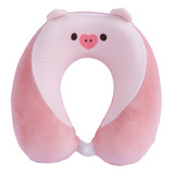 Miniso Almohada De Viaje Cerdito Con Borde Levantado Memory 