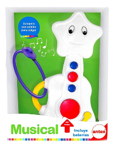 Cunero Musical Instrumentos Bebe Didáctico Aprender Antex