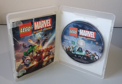 Jogo Ps3 Lego Marvel Super Heróis Mídia Física Semi-novo 