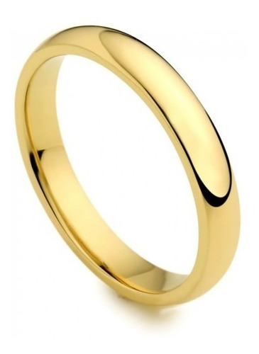 Alianza Anillo Oro 18k Sin Costura Casamiento Compromiso 2gr