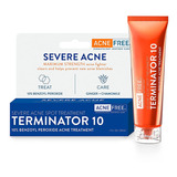 Acnefree Terminator 10 Acne Severo Con Peróxido De Benzoylo 