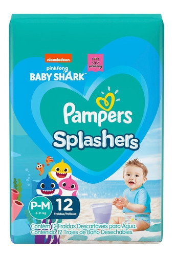 Pañales Para El Agua Pampers Splashers