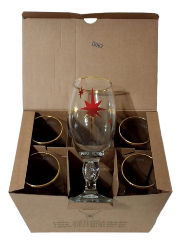 6 Copas Cerveza Stella Artois Chalice Star Edicion Limitada