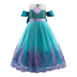 Elegante Vestido De Banquete De Princesa Sirena Para Niñas