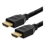 Cable Hdmi 12mt 4k V2.0 Encauchetado 100% Cobre