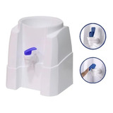 Dispensador Sifón De Mesa Para Agua Blanco Botellon/base