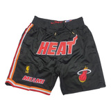 Shorts Nba Miami Heat Negro