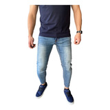 Jeans Slim Ankle Fit  Azul Focalizado 14347