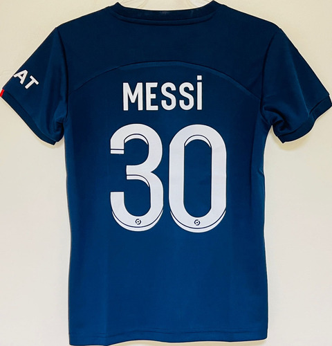 Jersey París 2023 Psg Local Azul Lionel Messi Niño