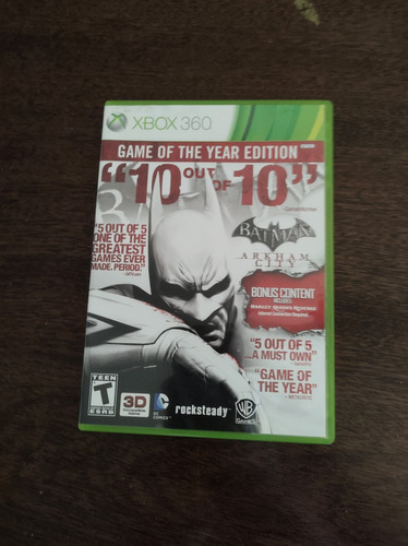 Juego Original Físico Batman Arkham City Goty Xbox360