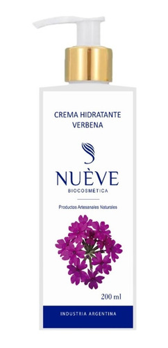 Crema Verbena Natural 200ml Aceite De Coco Manteca De Karité