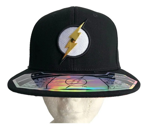 Gorra Original Dc Comics The Flash Logo Metalico Oro V Colo
