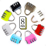8pzs Candados Maletero De Combinación 3 Dígitos Mini Locker