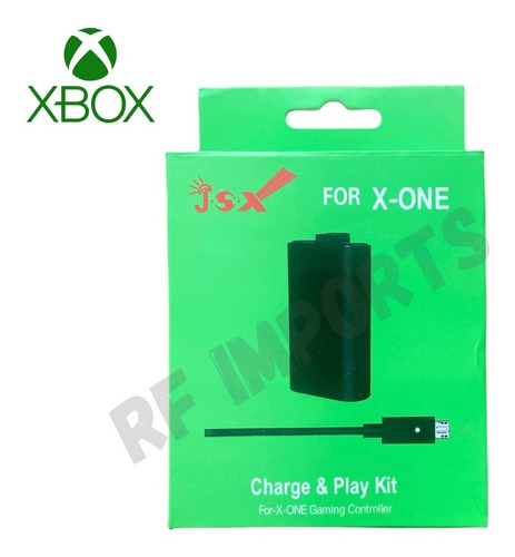 Bateria Recarregável Xbox One P Controle Sem Fio C/ Cabo Usb