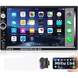 Pantalla Radio Auto 2din Mirror Link Control Mando Volante