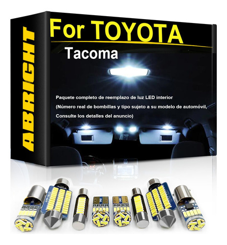 Kit De Luces Led De Interior Prémiun Para Toyota Tacoma