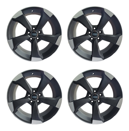 Combo X4 Llantas R18 Audi Tt Vento Golf Passat (5x112)