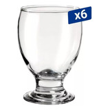 Copa Noruega Rigolleau Agua Vino X 6 !!! Vasos Copas Color Transparente