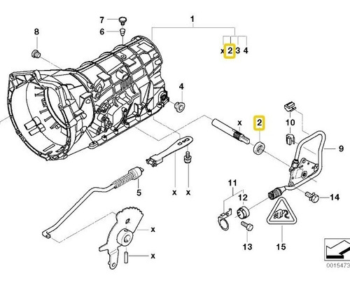 Sello / Estopera Palanca De Cambios Caja 571213 Bmw  E36 E46 Foto 3