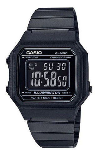 Relógio Casio Vintage Unissex Digital Preto B650wb-1bdf