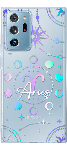 Funda Para Galaxy Uso Rudo Para Mujer Signo Zodiaco Aries