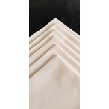 Servilletas De Tela Color Crema 50x50 Cm. Pack X 6 Unidades