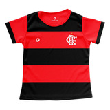 Camiseta Do Flamengo Bebê Baby Look Torcida Criança Oficial