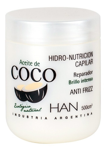 Baño De Crema Aceite De Coco Han 500 Grs