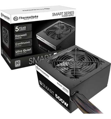 Fuente Thermaltake Smart 500w 80 Plus White Psu Gamer