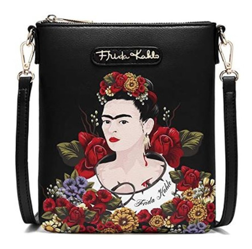 Crossbody Frida Kahlo Flores Mensajera Original Fl408