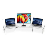 Soporte Monitor Acrílico Ajustable Compatible Con iMac, Lapt