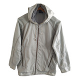 Campera Levis Rompevientos Sports Gris Capucha Talle Small