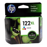 Cartucho Hp 122xl 122xl Colorido Color Original Lacrado Novo