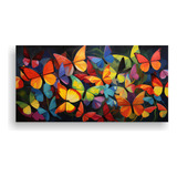 60x30cm Cuadros Mariposas Abstractas Con Impacto Visual En C