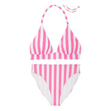 Traje De Baño Victoria Secret  Bikini Rosa Barbie