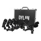 Kit Microfones P/ Bateria Dylan Dd-7 C/ 7 Peças Palco Studio