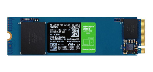 Unidad De Estado Sólido Wd Green Sn350 960gb Ssd Nvme M.2 22