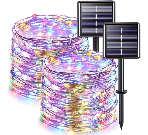 Serie Luces Solares Exterior 240 Led 26 Meters 2pack Color