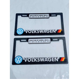 Par De Portaplacas Volkswagen Wolfsburg Edition.