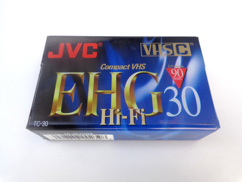 Fita Video Vhs-c Ehg30 Jvc - Nova Lacrada