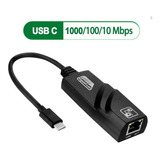 Adaptador De Usb Tipo C A A Rj45 Base 1000 Gigabit W10/linux