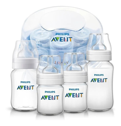 Kit 4 Mamadeira Avent Classic Anticólica + Esterilizador