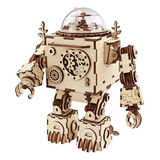 Robotime Rompecabezas 3d Caja De Música De Madera Craft Kit