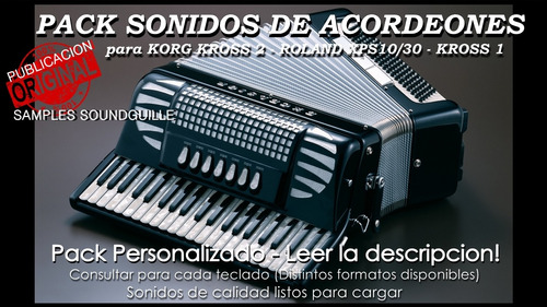 Sonidos Acordeones Para Roland Xps10 Y Korg Kross2 (samples)